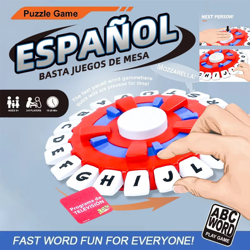 Spanish Basta Game Fast-paced Family Gathering