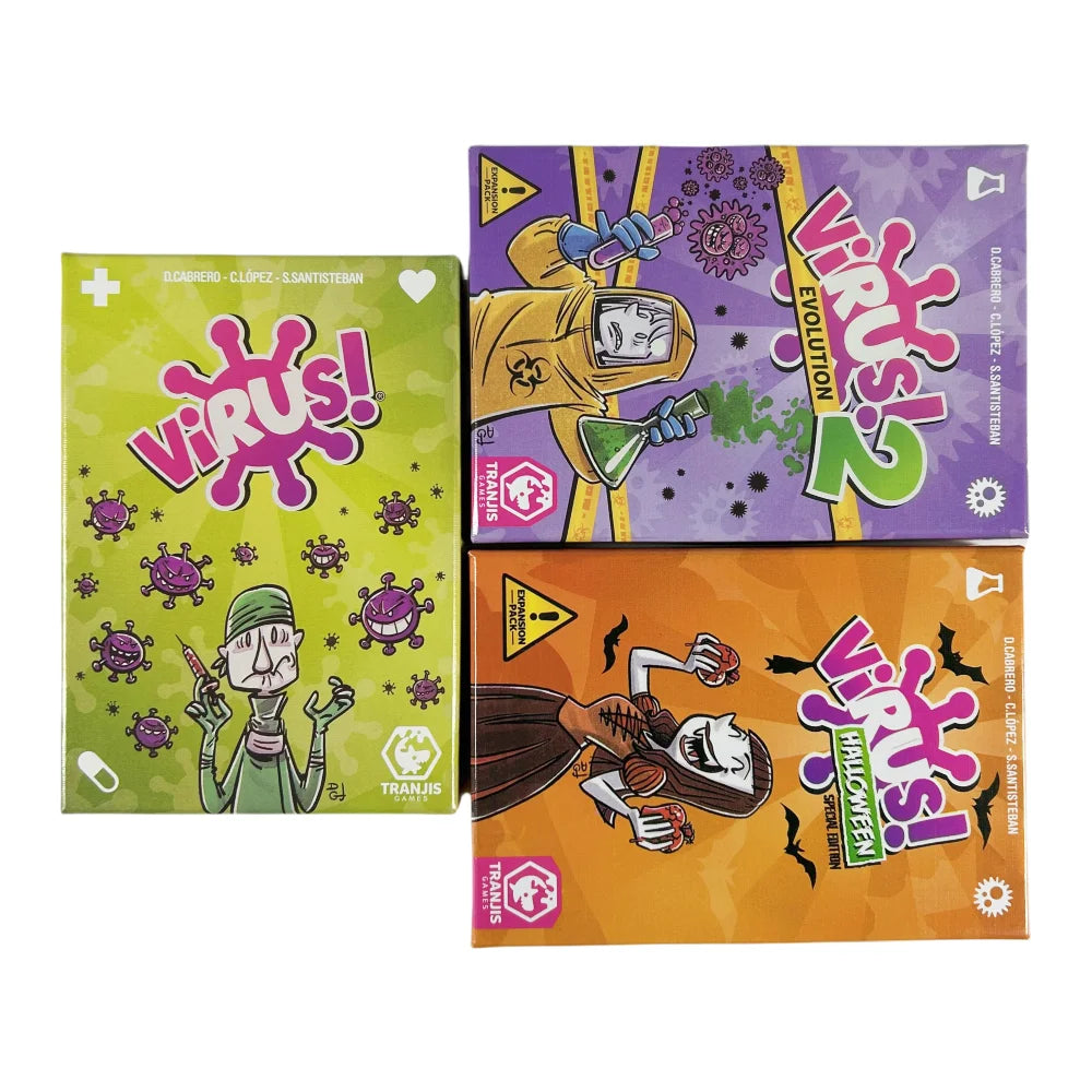 Virus 1 2 3 Board Game The Contagiously Fun Card Game
