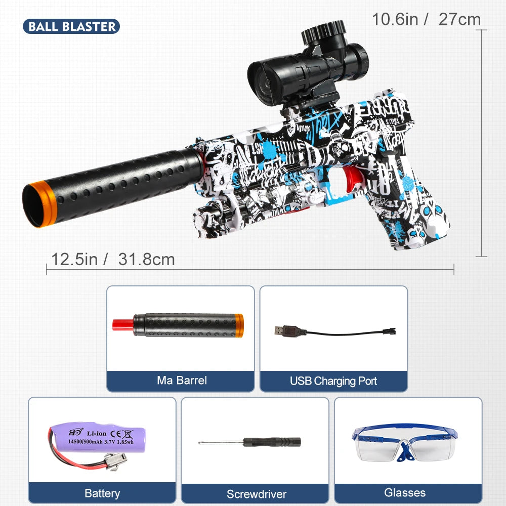 M416 Electric Blaster Gun Set, High Precision Shooting Toy