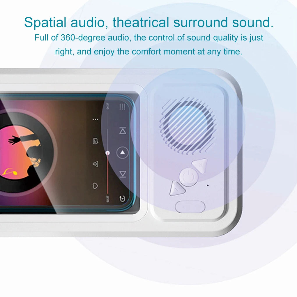 Waterproof Shower Phone Holder with Bluetooth Speaker