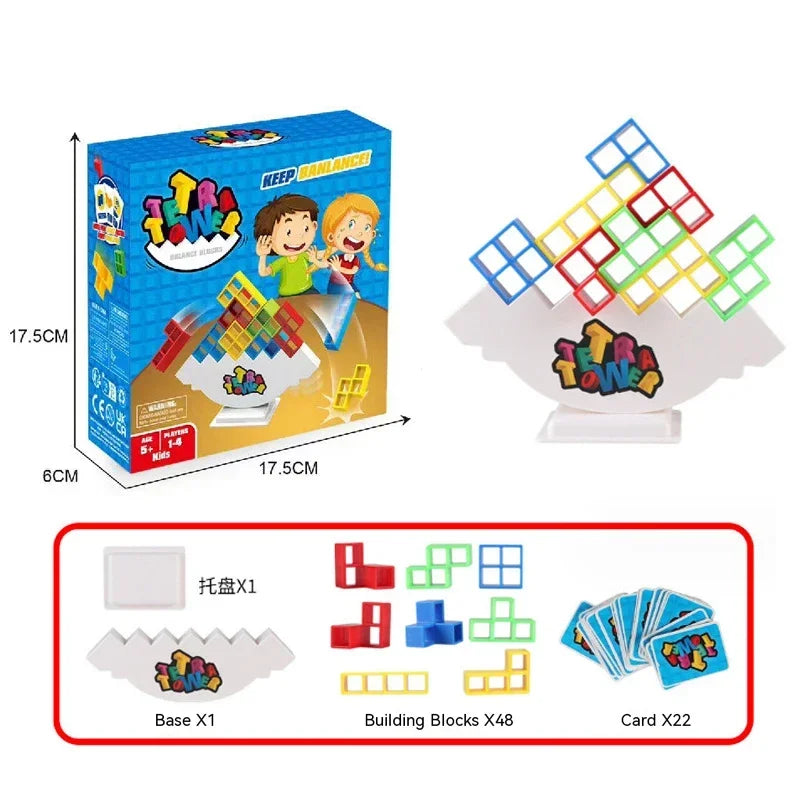 Puzzles Tetra Tower Fun Balance Board Game