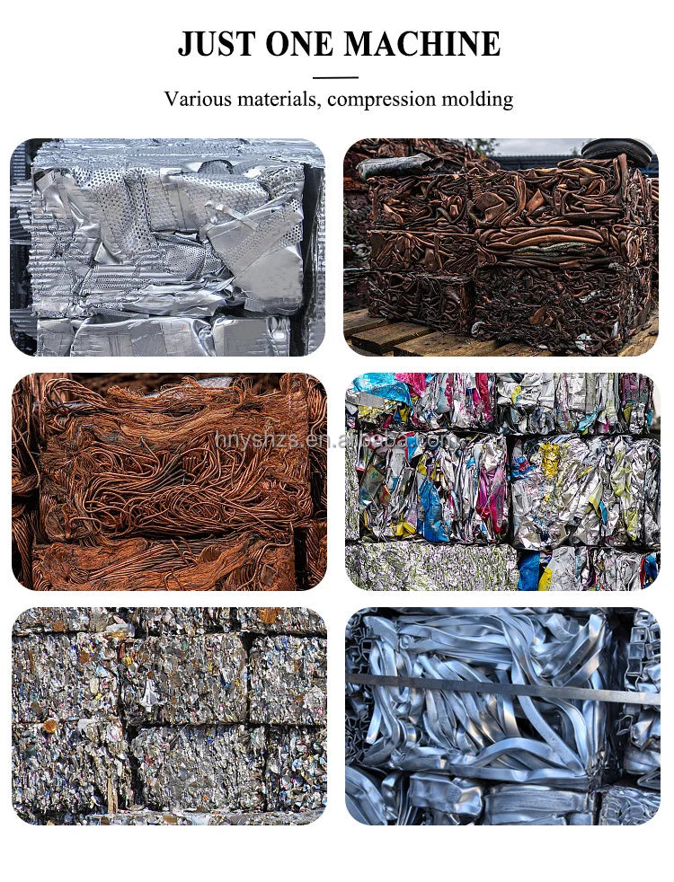 Hydraulic Scrap Metal Baler 200T Iron Balers Presses Metal Briquetting Making Machine