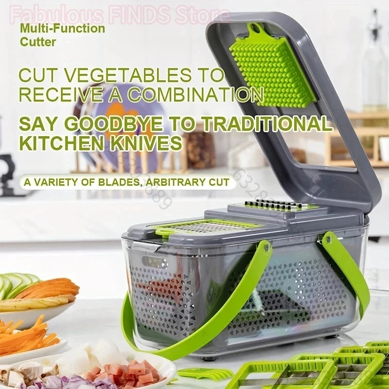 22 In1 Kitchen Vegetable Chopper Multifunctional