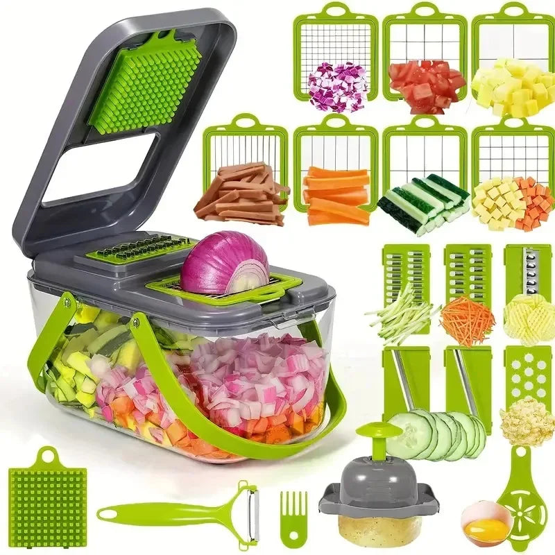22 In1 Kitchen Vegetable Chopper Multifunctional