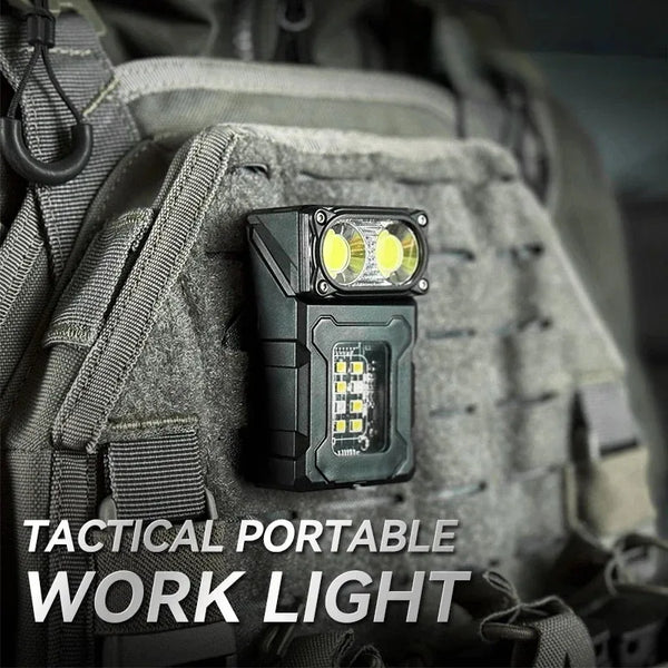 Tactical Portable Work Light EDC Tool Mini LED Outdoor Camping Hiking