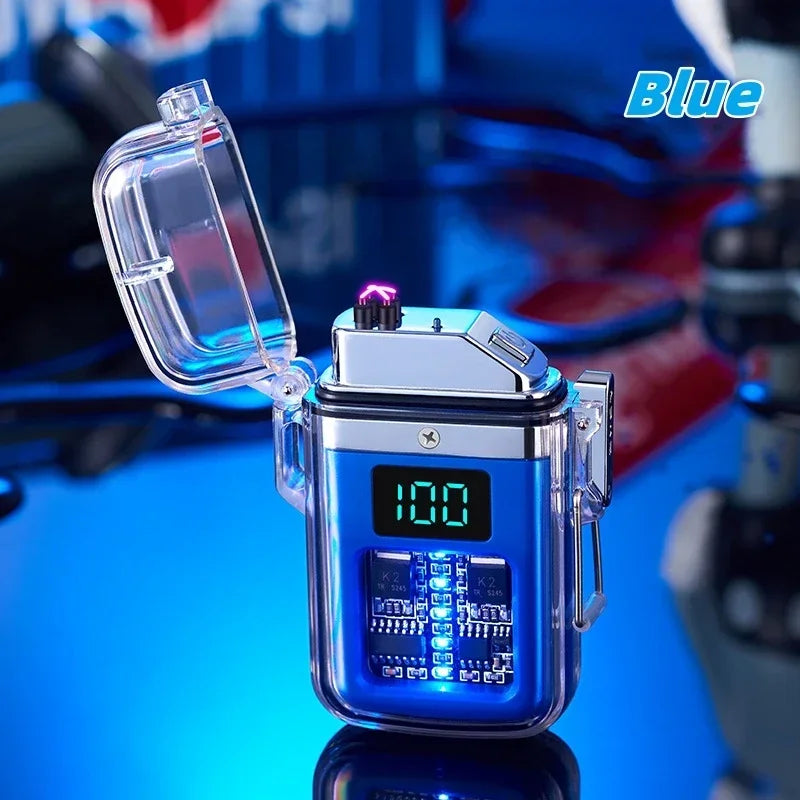 Waterproof Double Arc Pulse Electric Touch Sensing Lighter