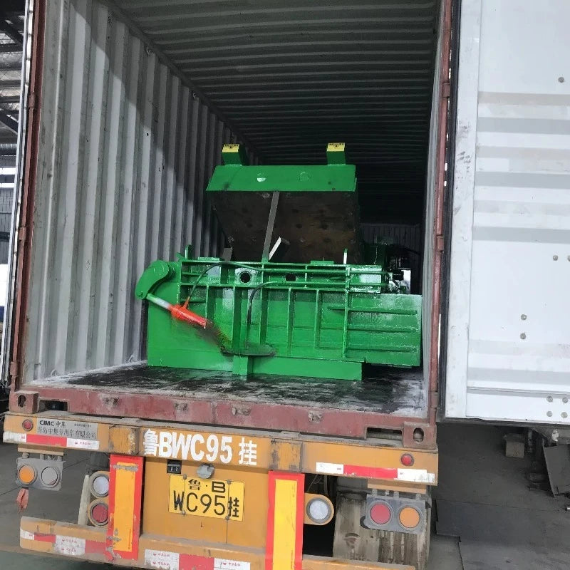 YG Metal Hydraulic Baler Aluminum Can Scrap Car Press Baler Scrap Metal Horizontal Baler