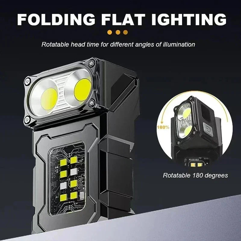2/1Pcs Portable Flashlight Super Bright MINI USB Rechargeable