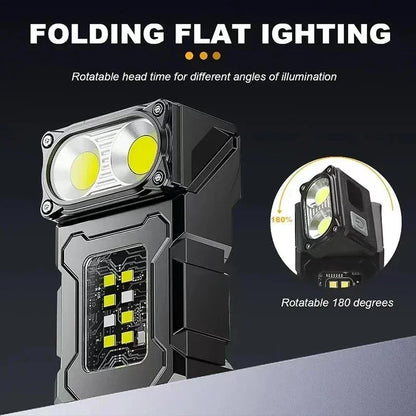 2/1Pcs Portable Flashlight Super Bright MINI USB Rechargeable