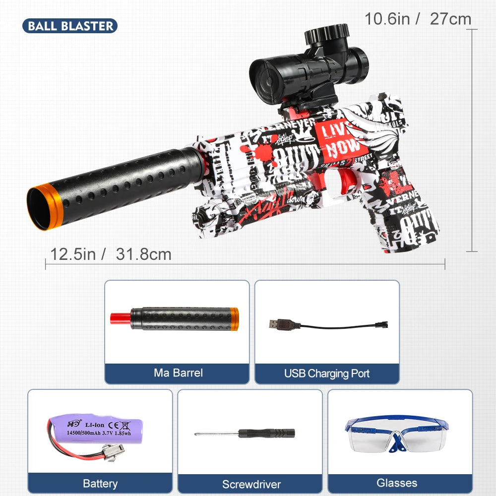 M416 Electric Blaster Gun Set, High Precision Shooting Toy