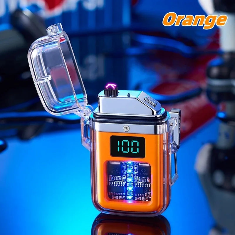 Waterproof Double Arc Pulse Electric Touch Sensing Lighter