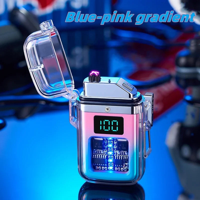 Waterproof Double Arc Pulse Electric Touch Sensing Lighter