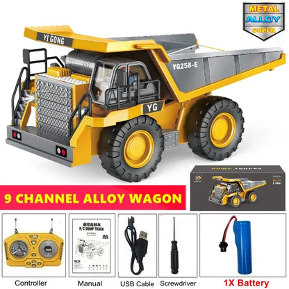 4WD Remote Control Excavator 4x4 Alloy Dump