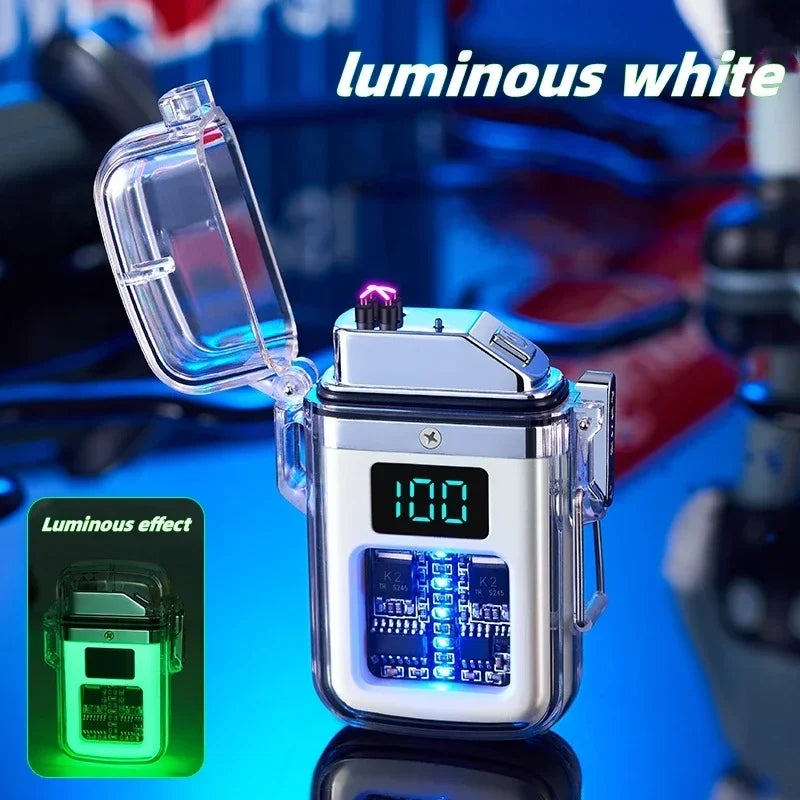 Waterproof Double Arc Pulse Electric Touch Sensing Lighter