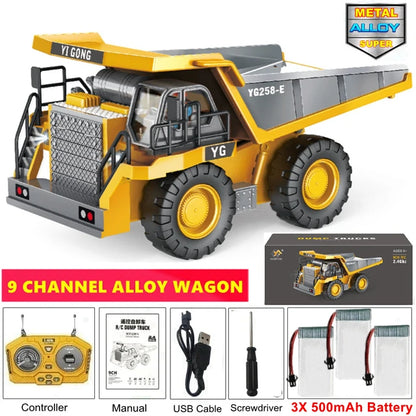 4WD Remote Control Excavator 4x4 Alloy Dump