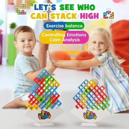 Puzzles Tetra Tower Fun Balance Board Game