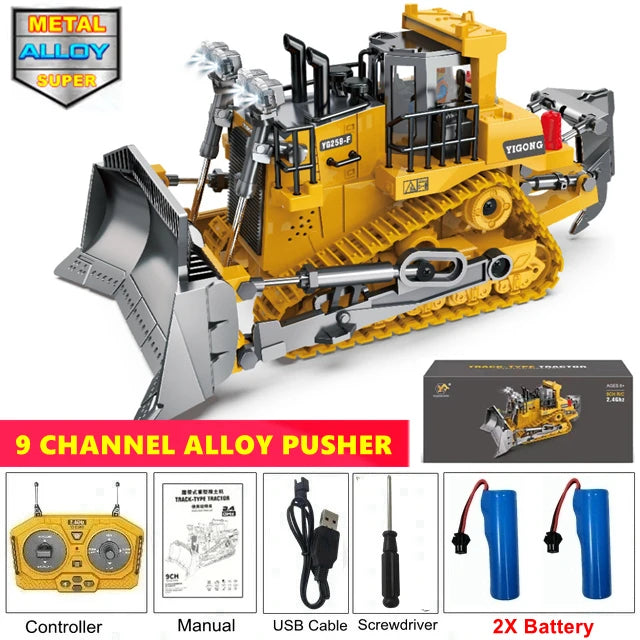 4WD Remote Control Excavator 4x4 Alloy Dump