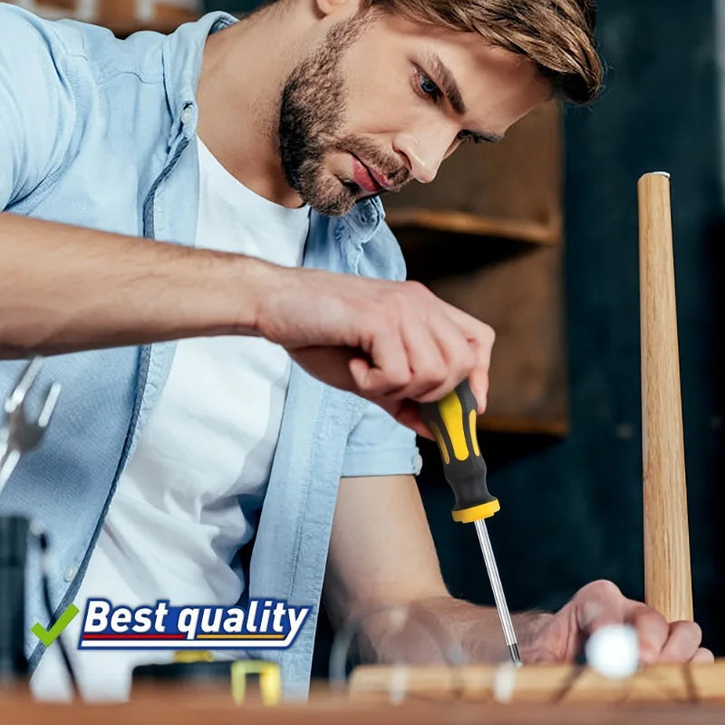 Upgraded Professional Screwdriver Set with Magnetic Bit Holder