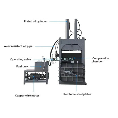 Hydraulic Baler 30-460t New Hydraulic Scrap Metal Baler Compactor Bailing Machine Cans Baler Scrap Metal Baling Equipment Price