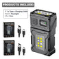 2/1Pcs Portable Flashlight Super Bright MINI USB Rechargeable