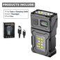 2/1Pcs Portable Flashlight Super Bright MINI USB Rechargeable