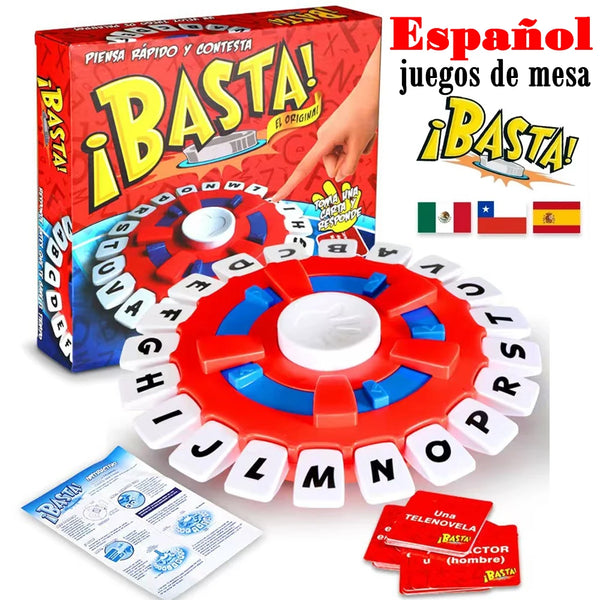 Spanish Basta Game Fast-paced Family Gathering
