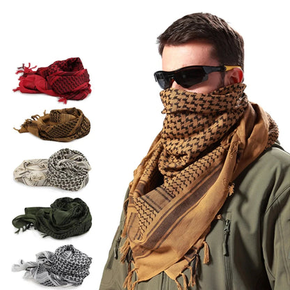 Kufia Hijab Scarf for Men and Women Arab Desert Headscarf
