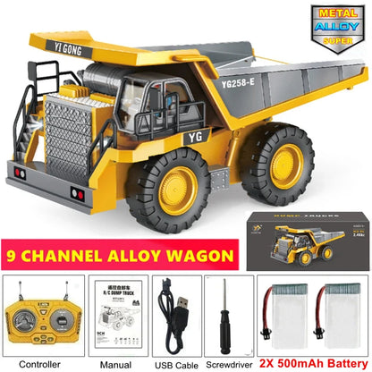 4WD Remote Control Excavator 4x4 Alloy Dump