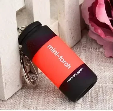 LED Micro Pocket Flashlight Portable USB