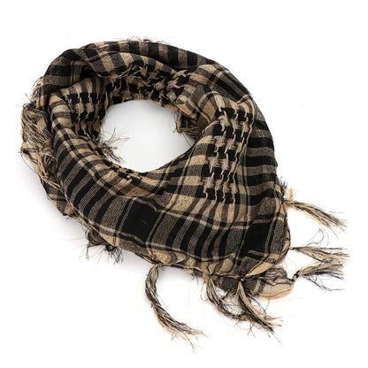 Kufia Hijab Scarf for Men and Women Arab Desert Headscarf