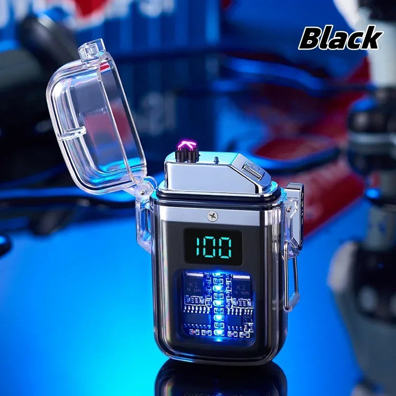 Waterproof Double Arc Pulse Electric Touch Sensing Lighter
