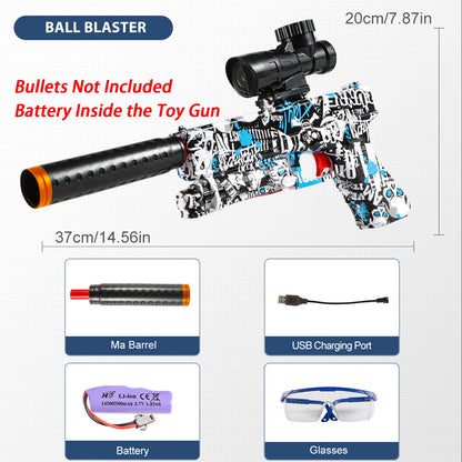 M416 Electric Blaster Gun Set, High Precision Shooting Toy