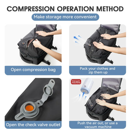 Vacuum Backpack Travel Bag