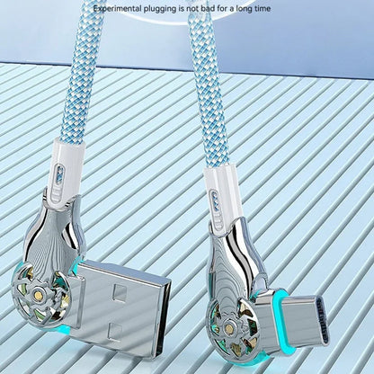Charging Cable 180 Degree Elbow Rotation USB A