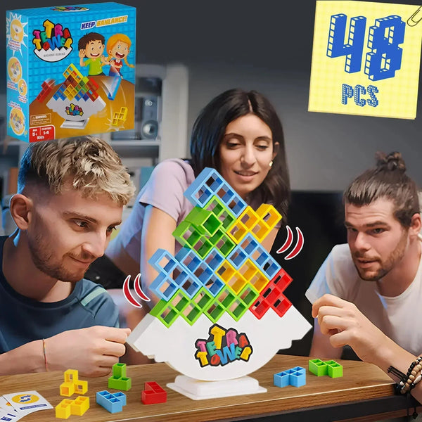 Puzzles Tetra Tower Fun Balance Board Game