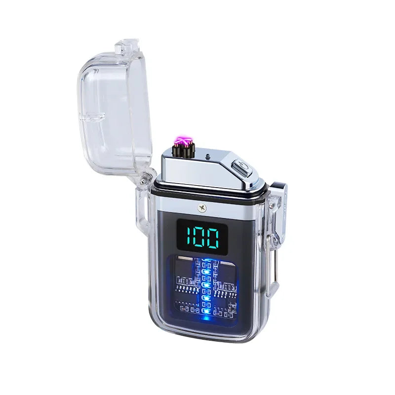Waterproof Double Arc Pulse Electric Touch Sensing Lighter