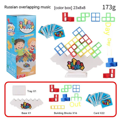 Puzzles Tetra Tower Fun Balance Board Game
