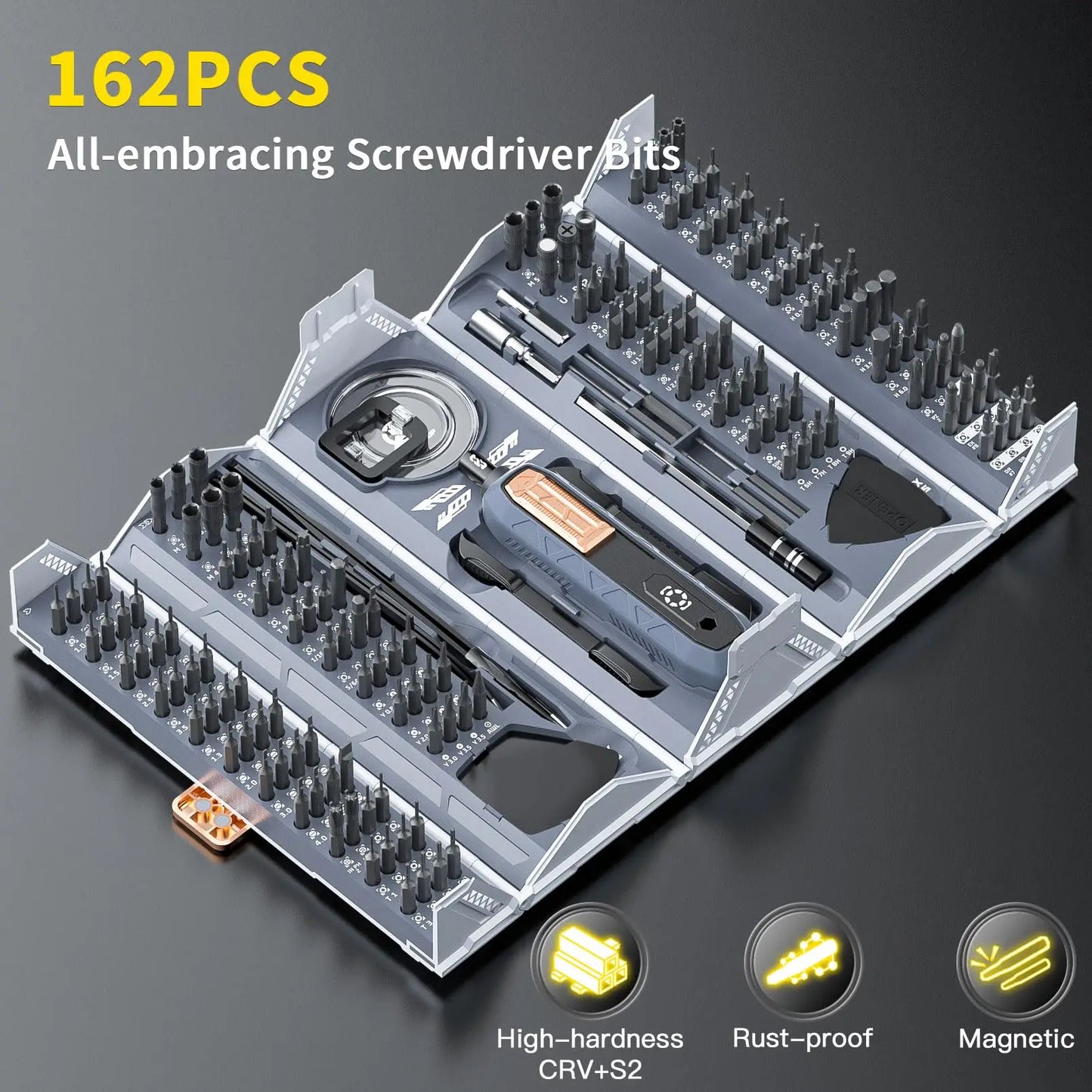 180 in 1 Precision Screwdriver Set Magnetic Drill Bits