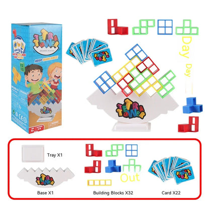 Puzzles Tetra Tower Fun Balance Board Game