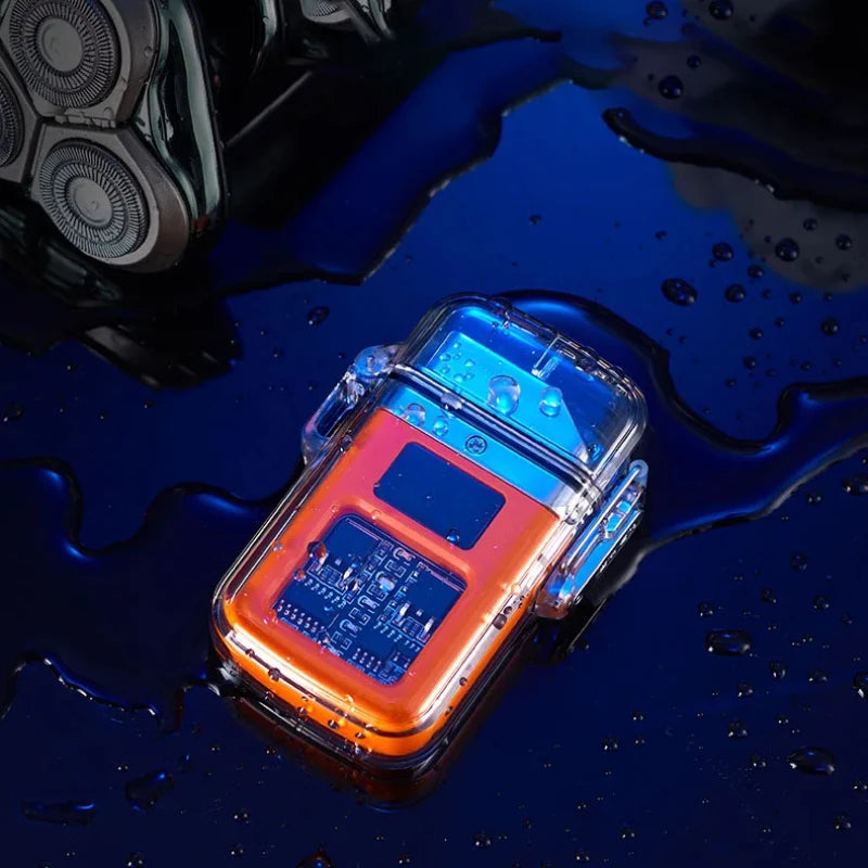 Waterproof Double Arc Pulse Electric Touch Sensing Lighter