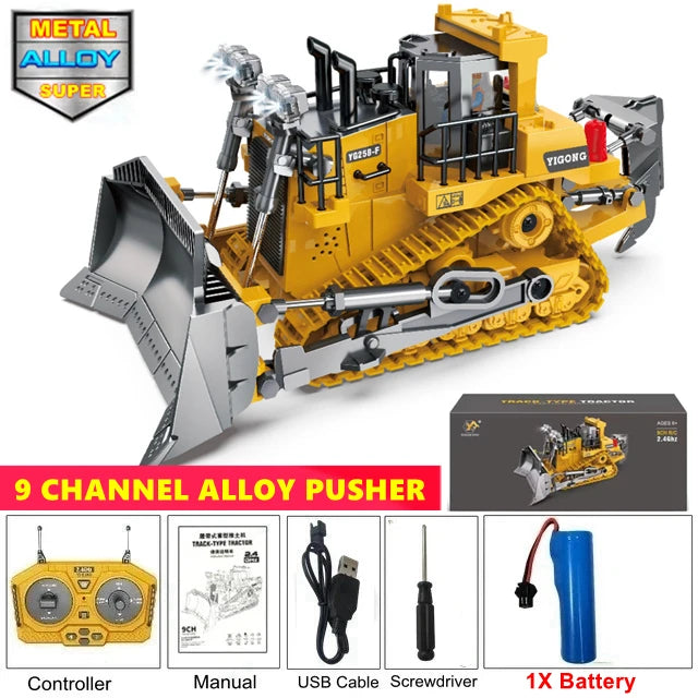 4WD Remote Control Excavator 4x4 Alloy Dump