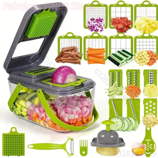 22 In1 Kitchen Vegetable Chopper Multifunctional