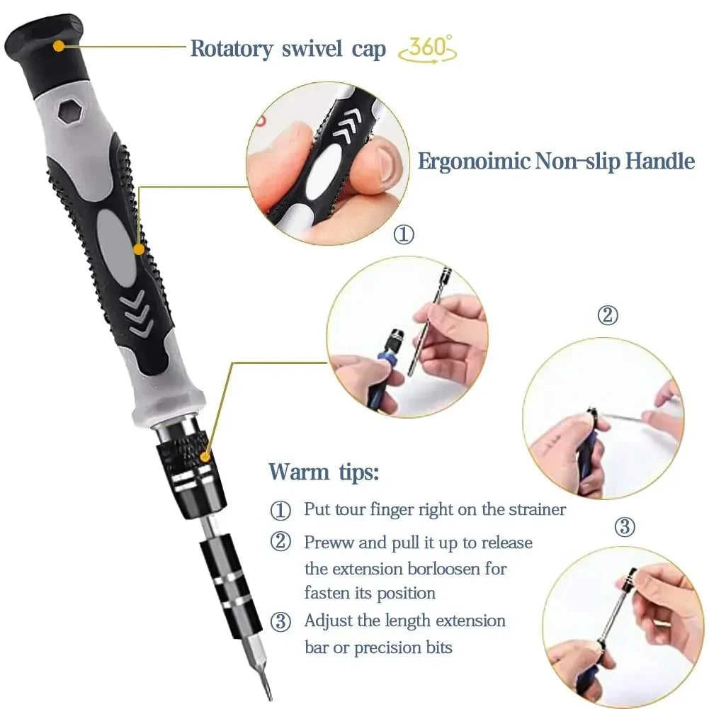 115 in 1 Precision Screwdriver Set Professional Multi-Function Repair Tool