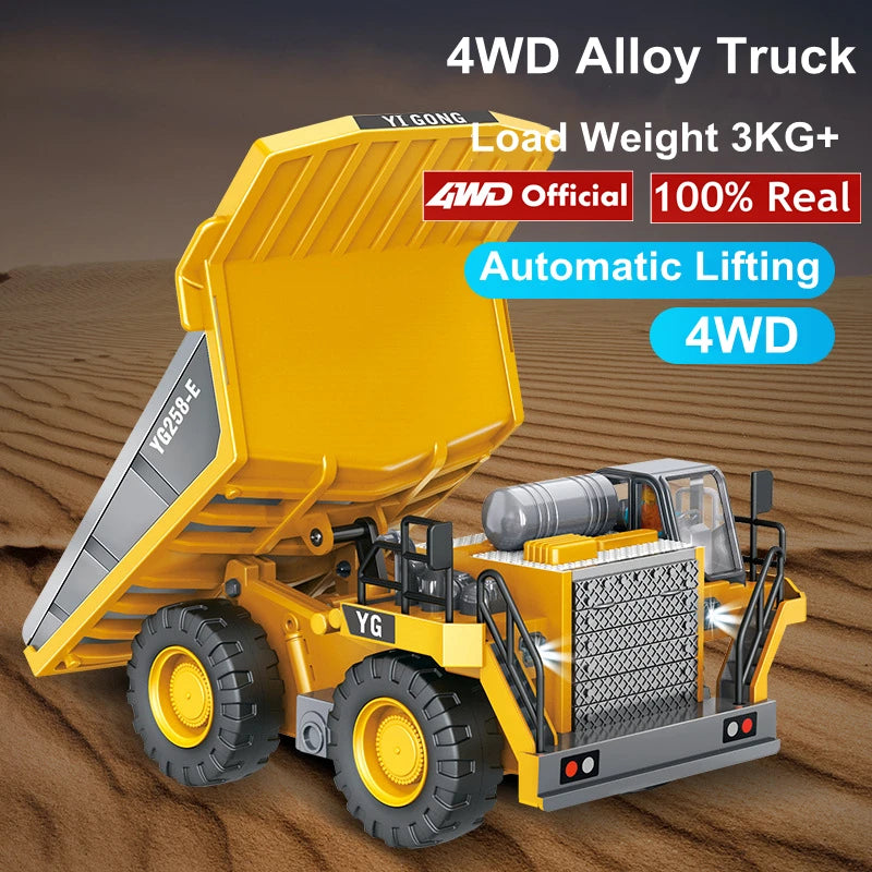 4WD Remote Control Excavator 4x4 Alloy Dump